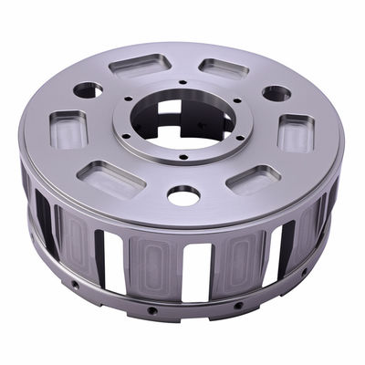 Εξαρτήματα σύνθετης επεξεργασίας τόρνευσης και φρεζαρίσματος CNC από ανοξείδωτο χάλυβα, ταχεία δοκιμή για το περίβλημα του κουδουνιού του συμπλέκτη του κινητήρα